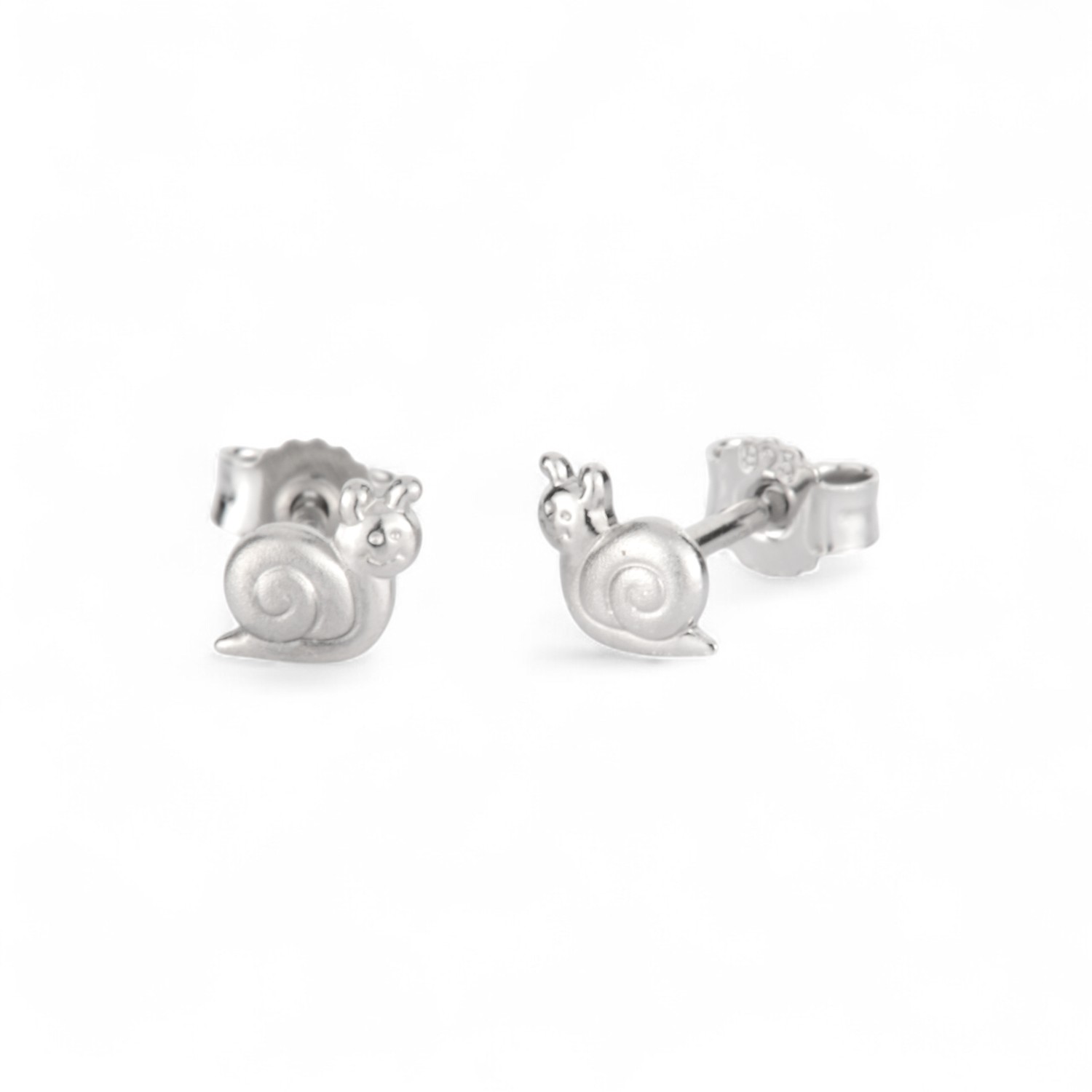 Schmidt Kinderohrstecker Schnecke in Silber 925, 5,3x5,7mm, silberfarben