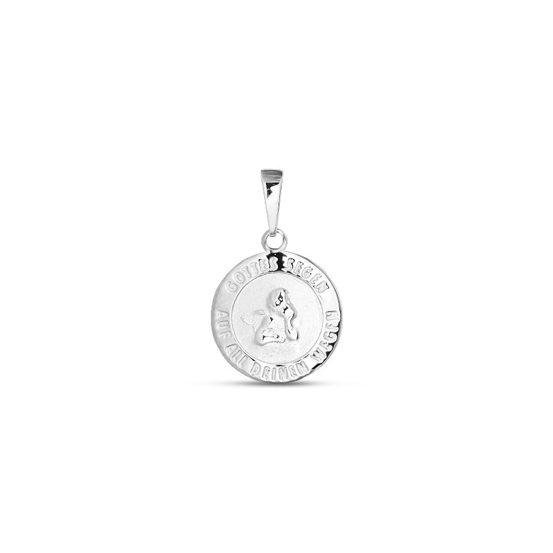 Schmidt Anhänger 925 Silber, Ø 12mm - für Damen und Kinder, Hauptfarbe Silber