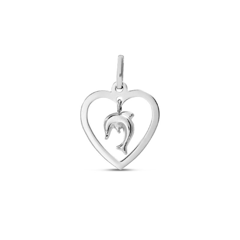 Schmidt Anhänger 925 Silber, 14mm, für Damen und Kinder, silberfarben