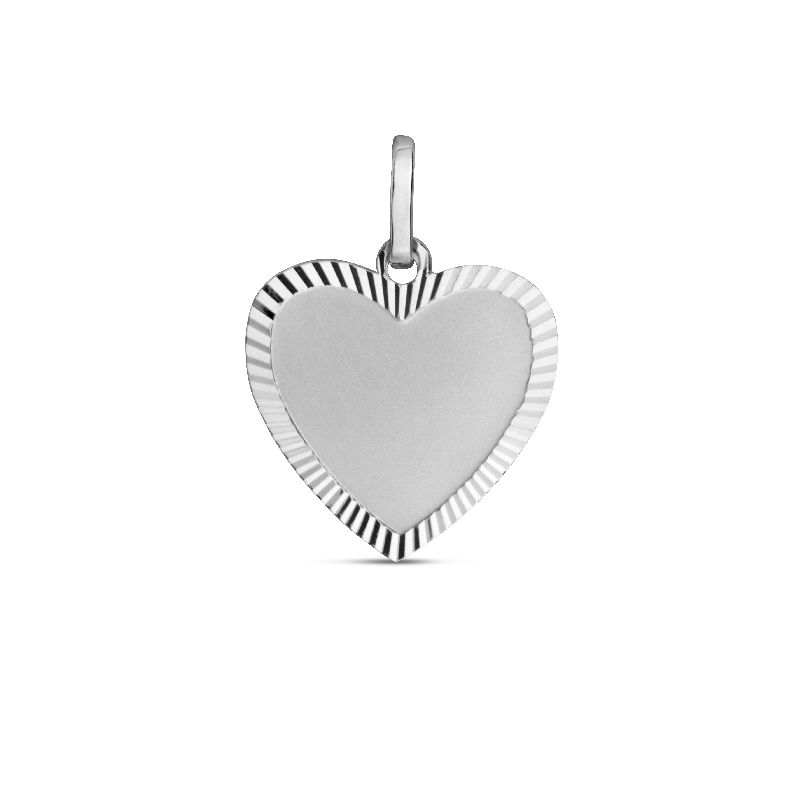 Schmidt Gravurplatte Anhänger Silber 925 für Damen, Hauptfarbe Silber