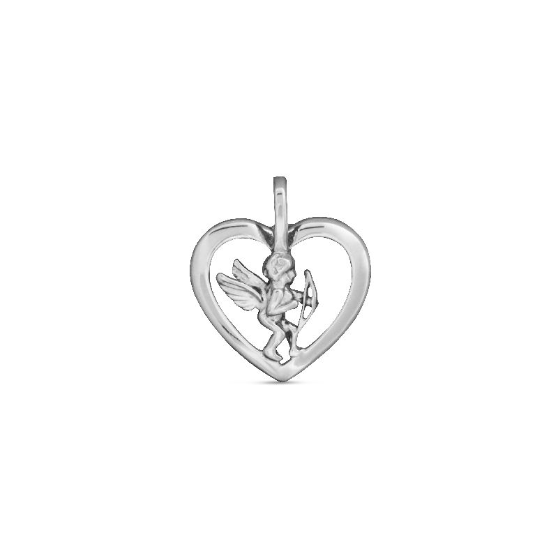 Schmidt Anhänger in Silber 925 für Damen und Kinder, Ø 14mm - Hauptfarbe Silber