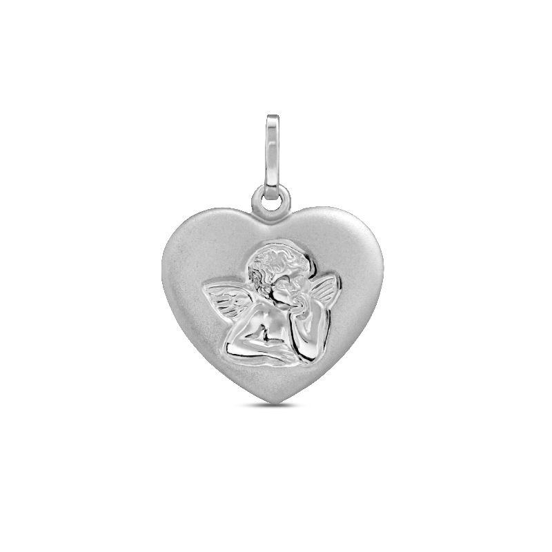 Schmidt Anhänger Silber 925 für Damen und Kinder, Ø 13mm, Hauptfarbe Silber