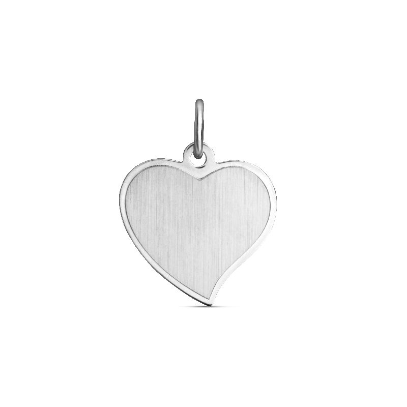 Schmidt Gravurplatte Silber 925 Anhänger für Damen, Hauptfarbe Silber