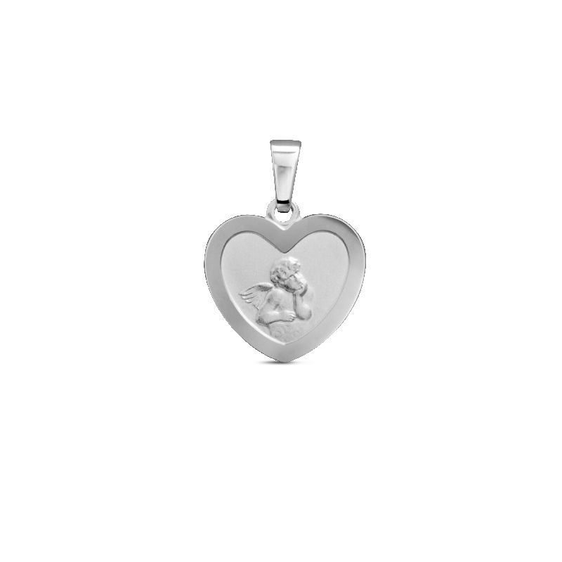 Schmidt Anhänger Silber 925, Ø 12mm, für Damen und Kinder, Hauptfarbe Silber