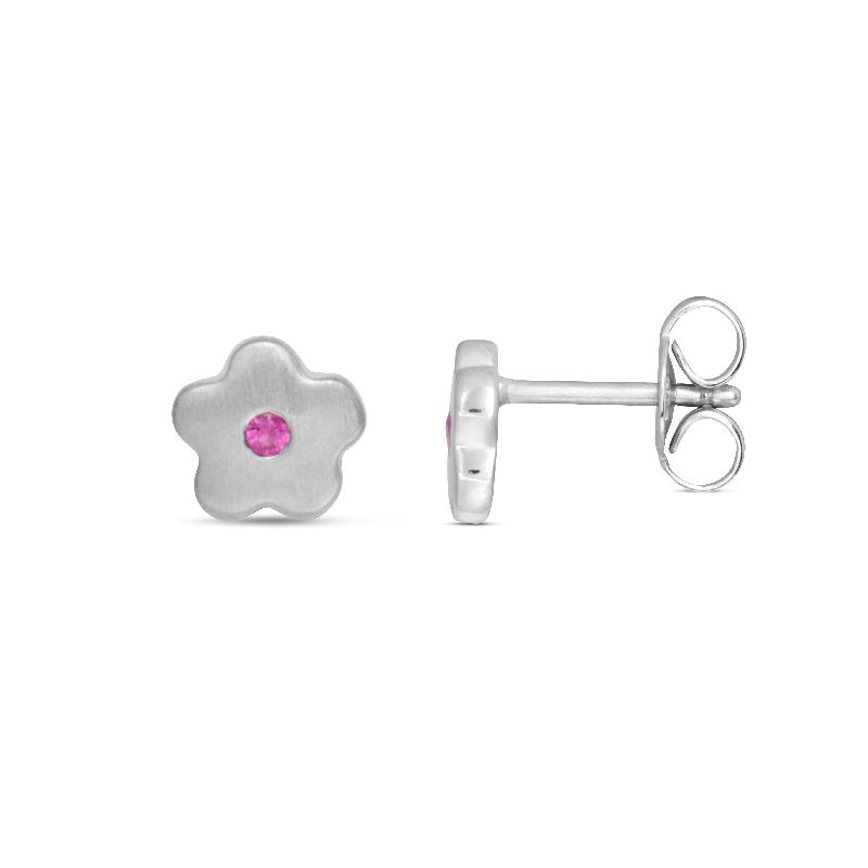 Schmidt Kinderohrstecker Silber 925 mit Zirkonia, 5mm, für Damen und Kinder