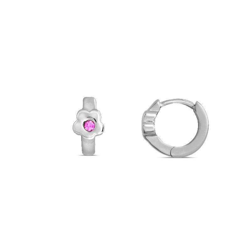 Schmidt Creole Silber 925 Ohrschmuck für Damen mit Zirkonia