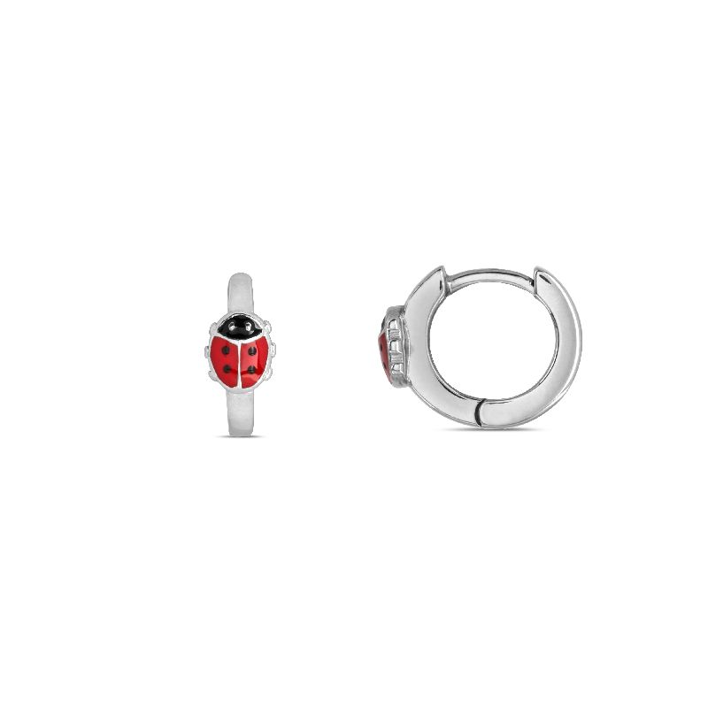 Schmidt Creole Kinder Ohrschmuck Silber 925 mit roten Details