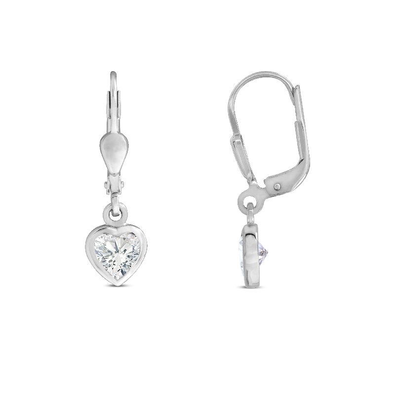 Schmidt Kinderohrhänger in Silber 925 mit Zirkonia für Kinder - Ohrschmuck