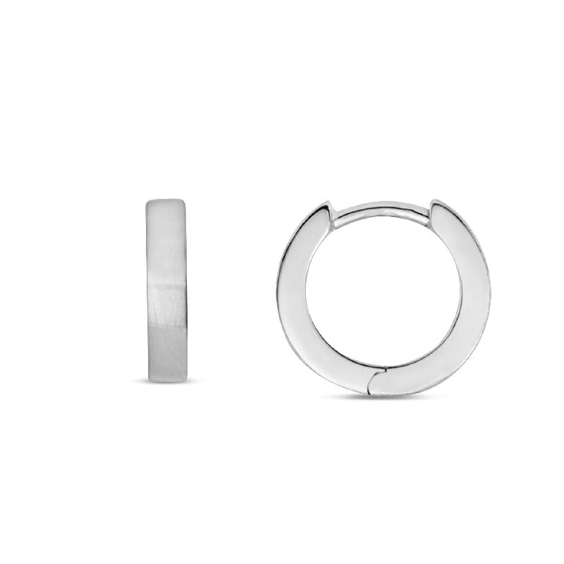 Schmidt Creole Ohrringe für Damen, Silber 925, 15mm, Silberfarben
