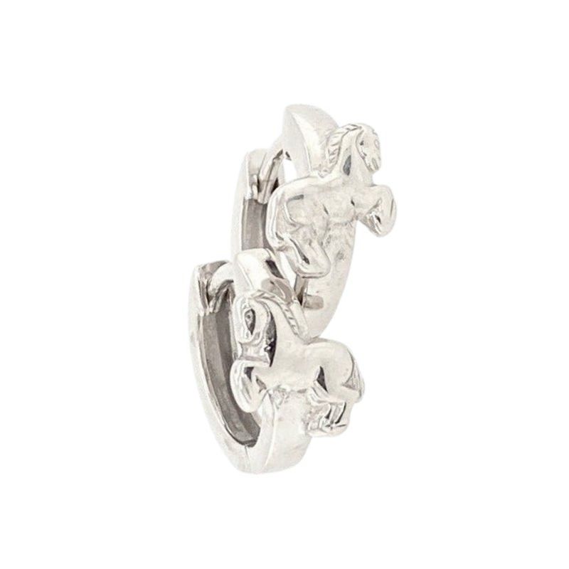 Schmidt Creole Ohrringe für Kinder, 925 Sterling Silber, Silberfarben
