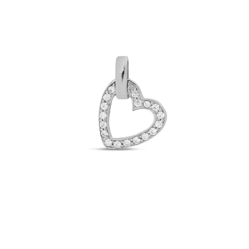 Schmidt Anhänger Damen in Silber 925 mit Zirkonia, Ø 13mm - Elegant