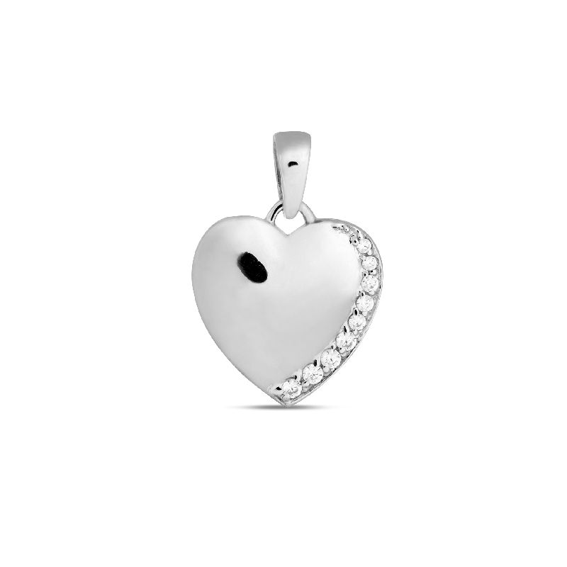 Schmidt Anhänger Silber 925 mit Zirkonia Ø 14mm für Damen - Hauptfarbe Silber
