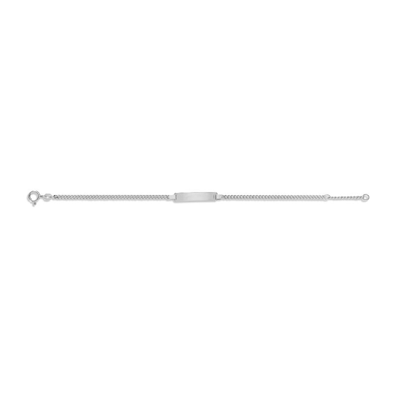 Schmidt ID-Armband in Silber 925 für Damen, Armschmuck, Länge 19 cm