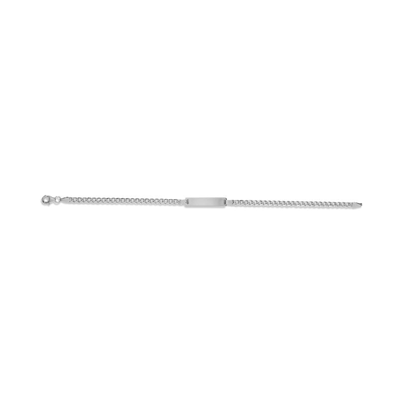 Schmidt ID-Armband 925 Silber, 19 cm, für Damen und Kinder, Armschmuck