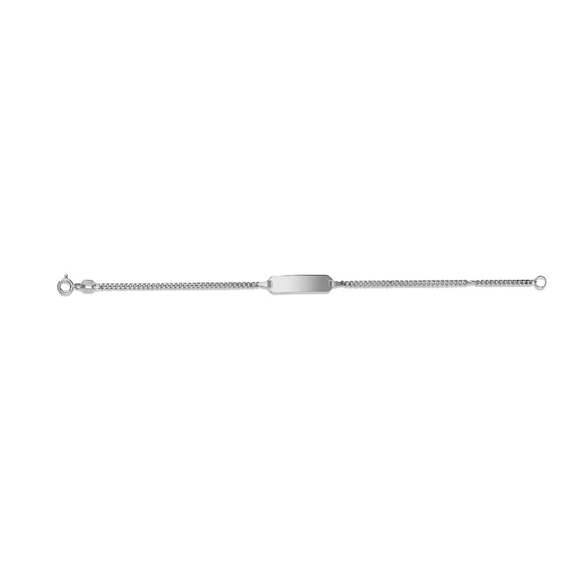 Schmidt ID-Armb Silber 925 - Kinder Silberarmband, 19 cm, 925er Legierung