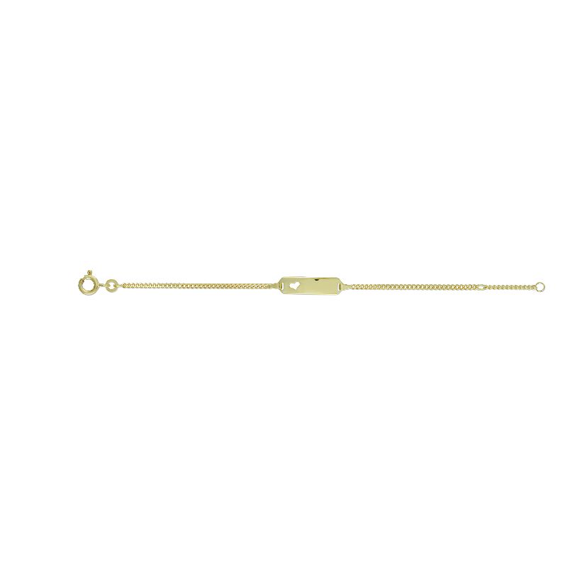 Schmidt ID-Armb Gold 333 für Kinder, Armschmuck in Goldfarbe