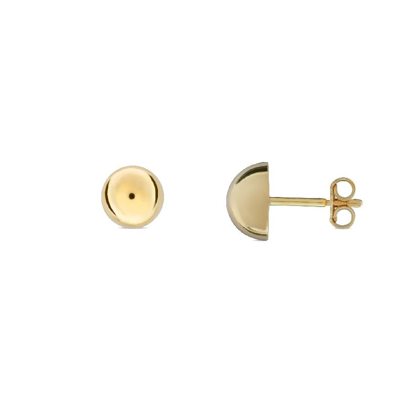 Schmidt Ohrstecker für Damen in Gold 333, Ø 6mm, goldfarben