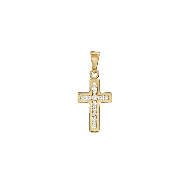 Schmidt Damenanhänger in Gold 333 mit Zirkonia – Elegantes Schmuckstück