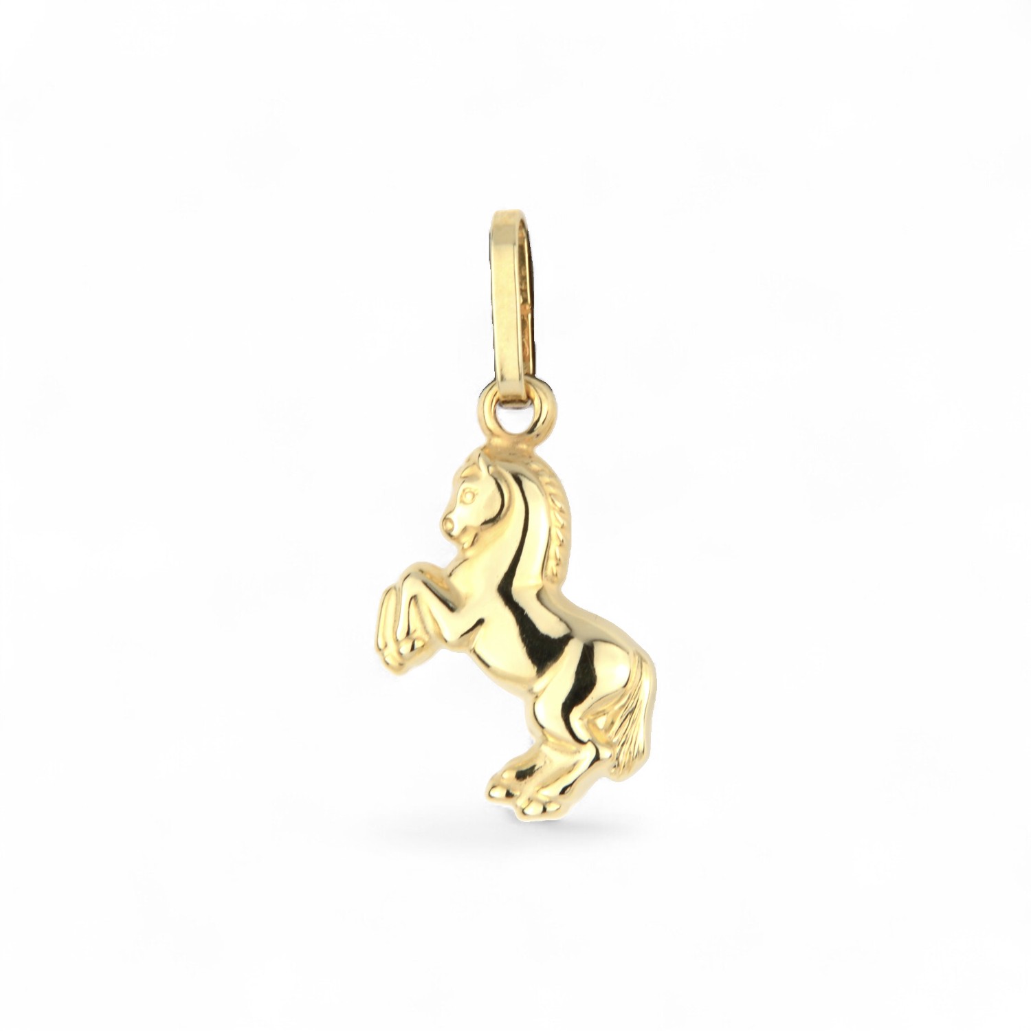 Schmidt Kinderanhänger Pferd 333 Gold, 19,5x9mm, goldfarben