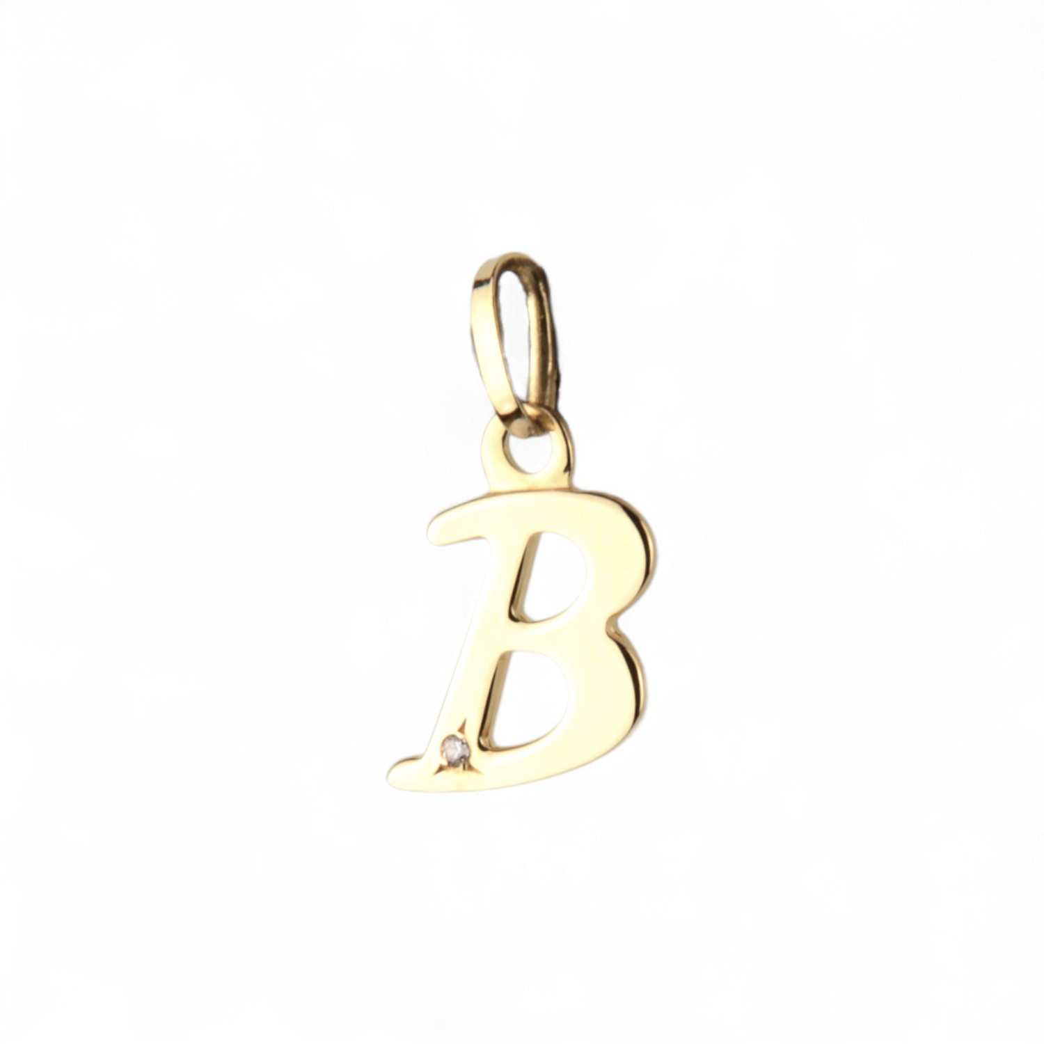 Schmidt Buchstabe B Anhänger für Damen in 333 Gold