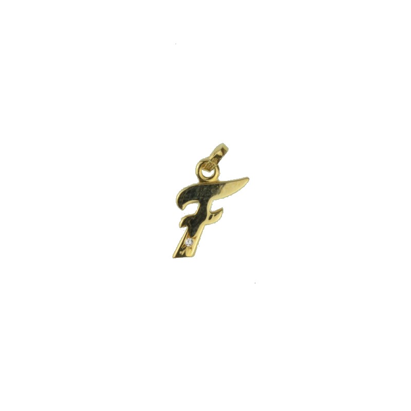 Schmidt Buchstabe F Anhänger für Damen in 333 Gold