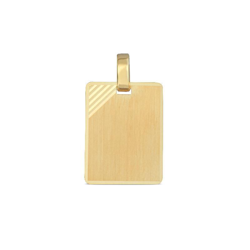 Gravurplatte Gold 333