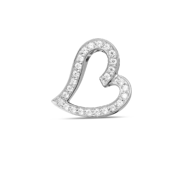 Schmidt Halsschmuck für Damen, Sterlingsilber 925, Zirkonia, Ø 19mm