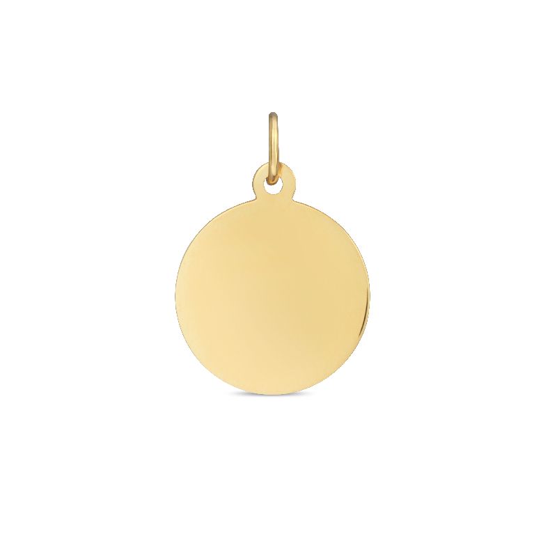 Schmidt Gravurplatte Gold 333 Anhänger für Damen und Herren, Hauptfarbe Gold
