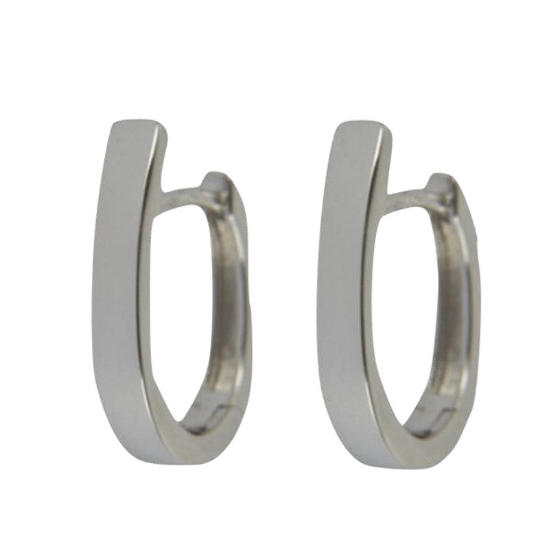 Schmidt Creolen 925 Silber, 6mm, Damen Ohrschmuck in Silberfarbe