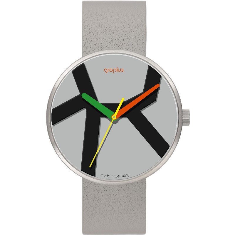 Walter Gropius Uhr Move Lederband WG 011-05