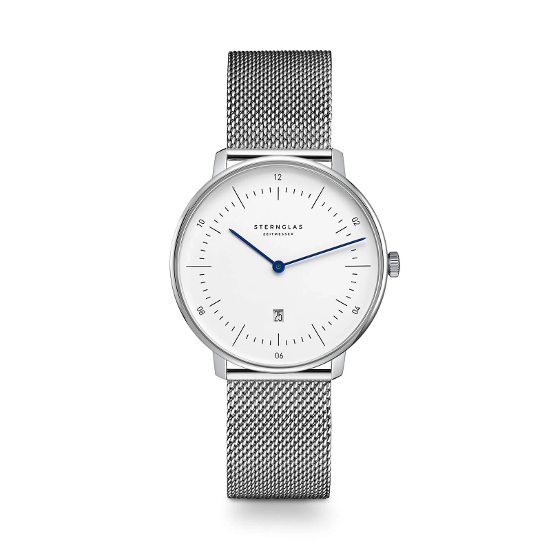 Damenuhr Naos XS White Silver