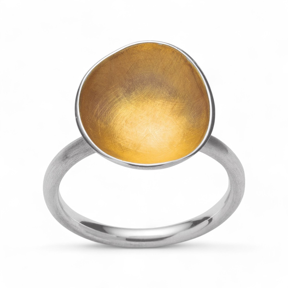 Ring, teilvergoldet