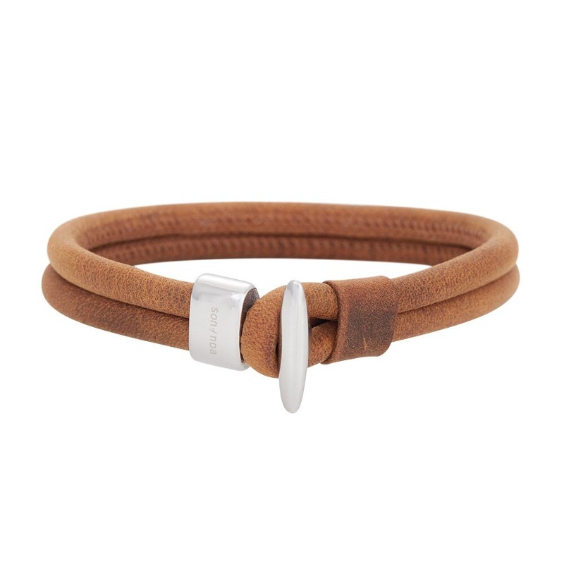 Armband Kablsleder BROWN 21