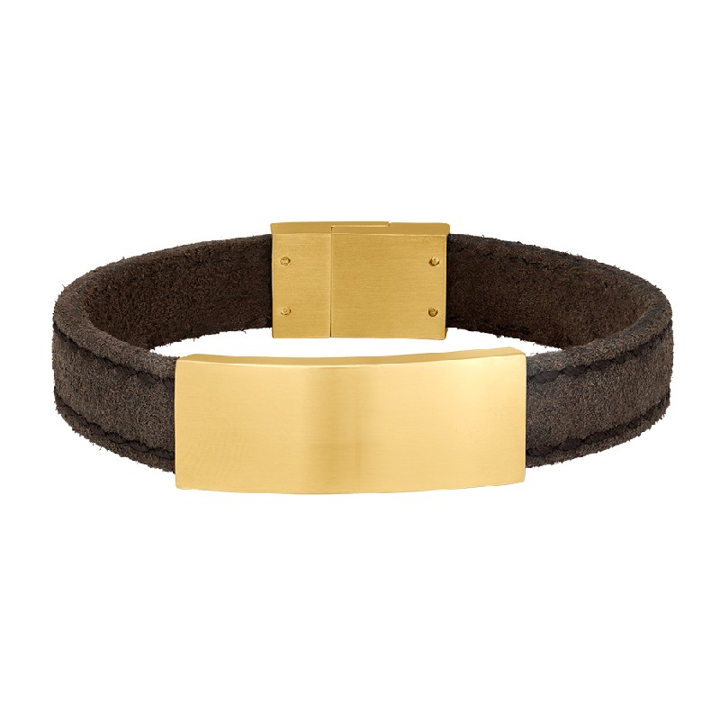 Armband Kablsleder GREY21