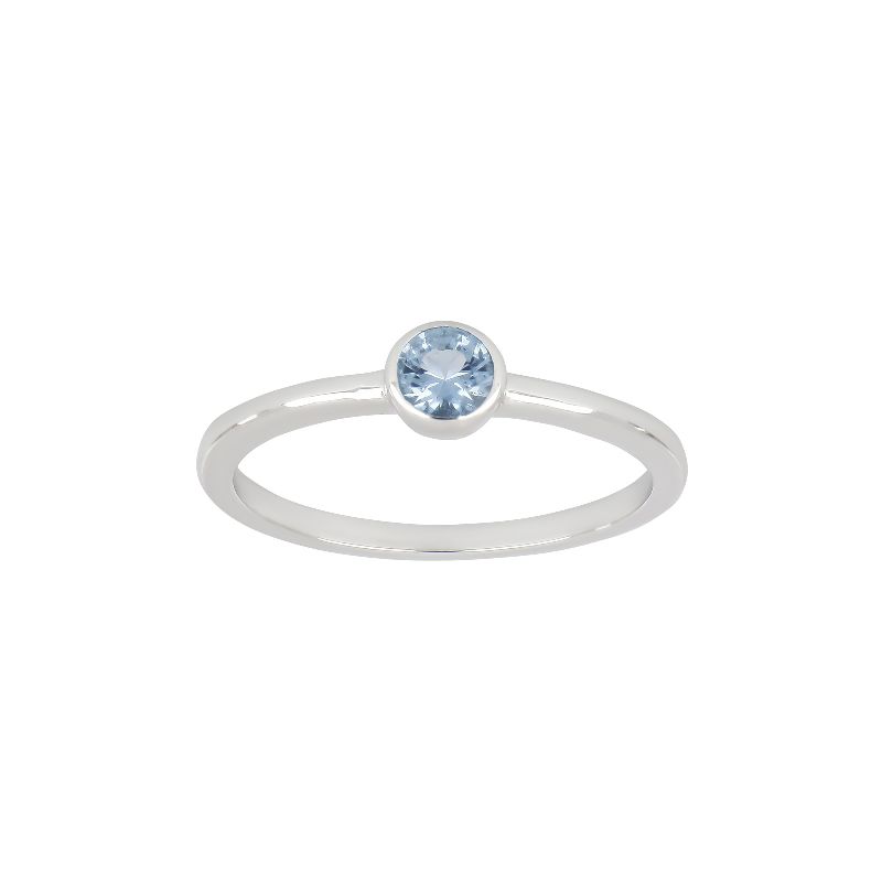Silber Ring mit Blau Hildanor 