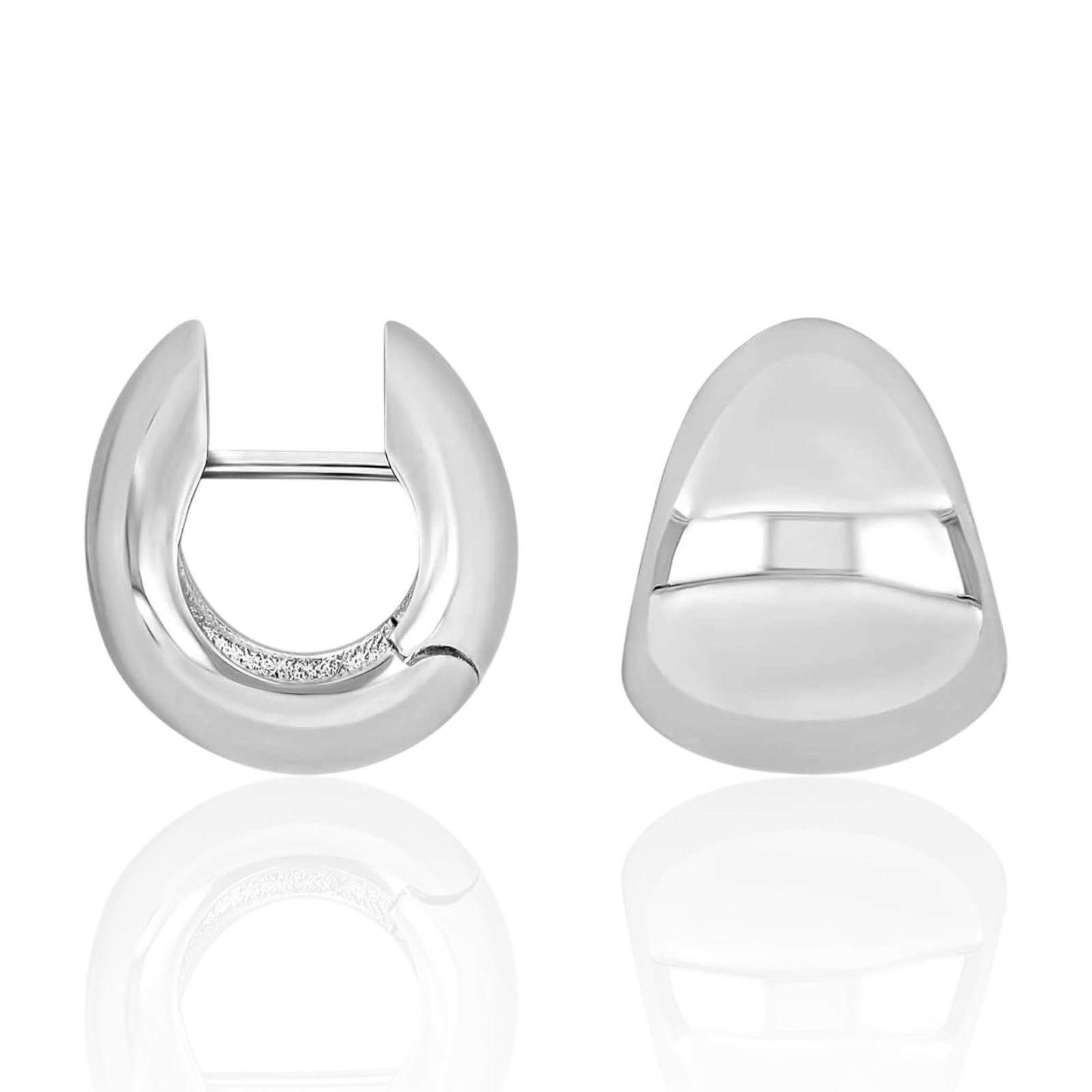 Heide Heinzendorff System-Creolen Eva Damen 925 Silber silberfarben 15x13 mm