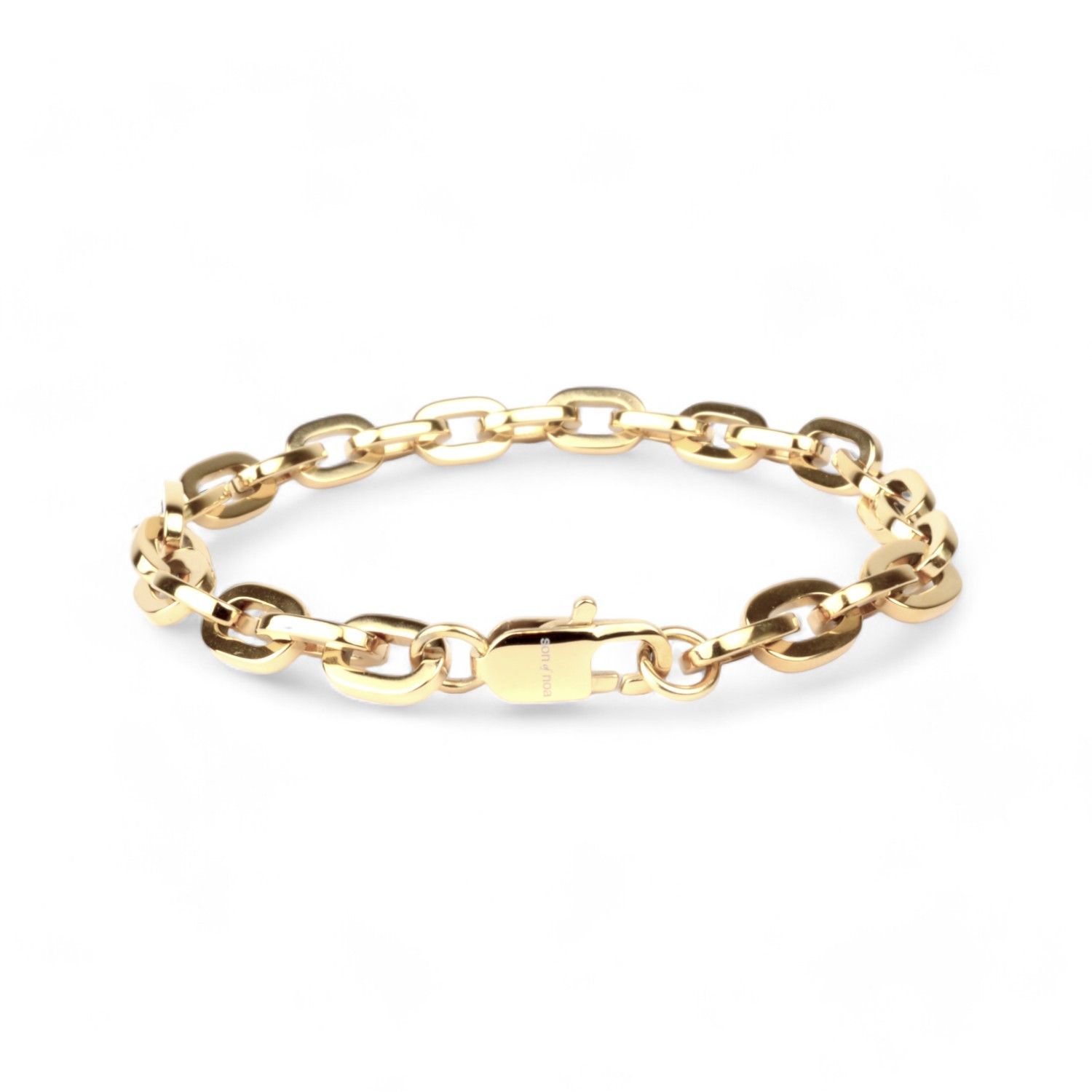 SON Stahl Armband IP gold 21cm