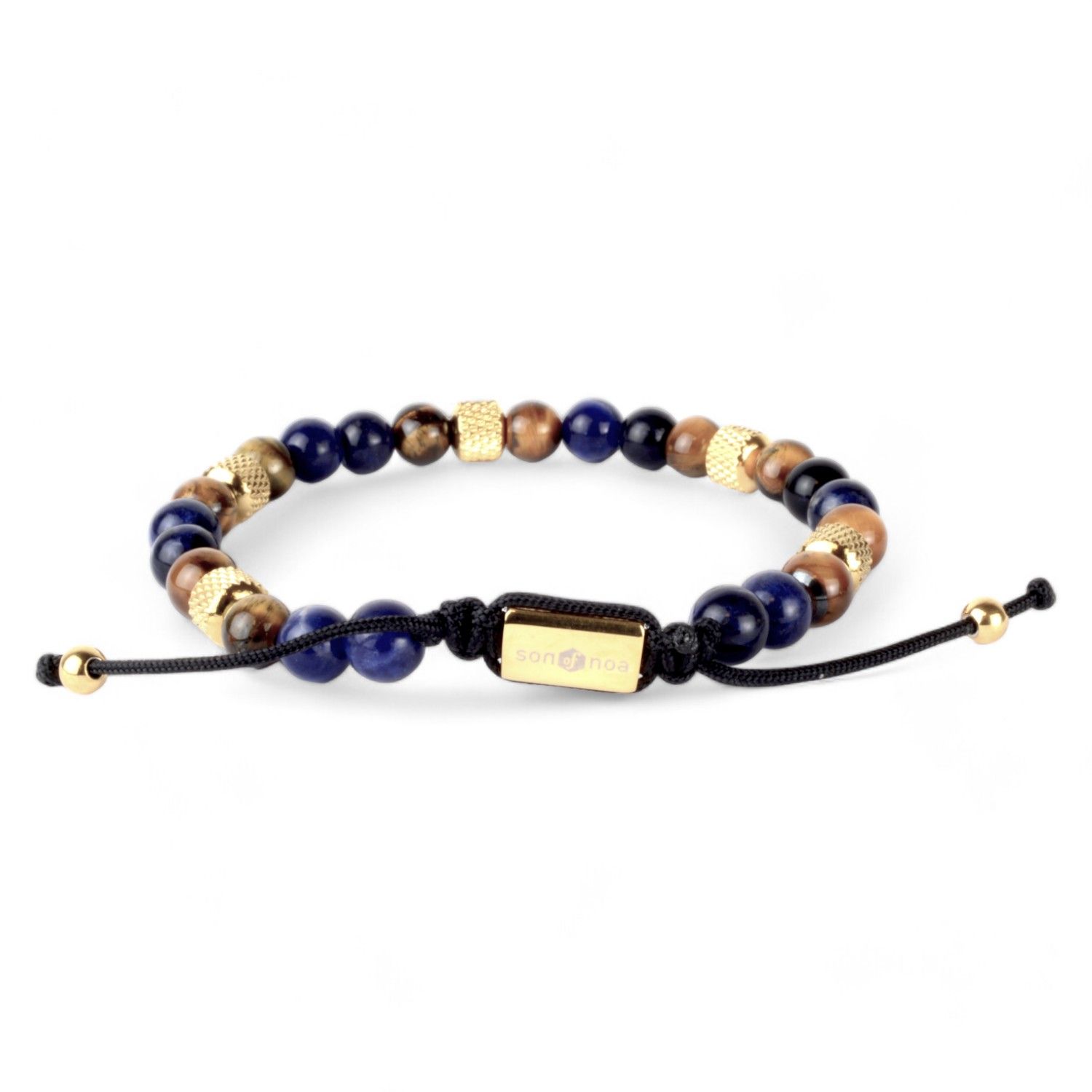 SON Armband sodalite/yellow tiger eye 6mm IPG