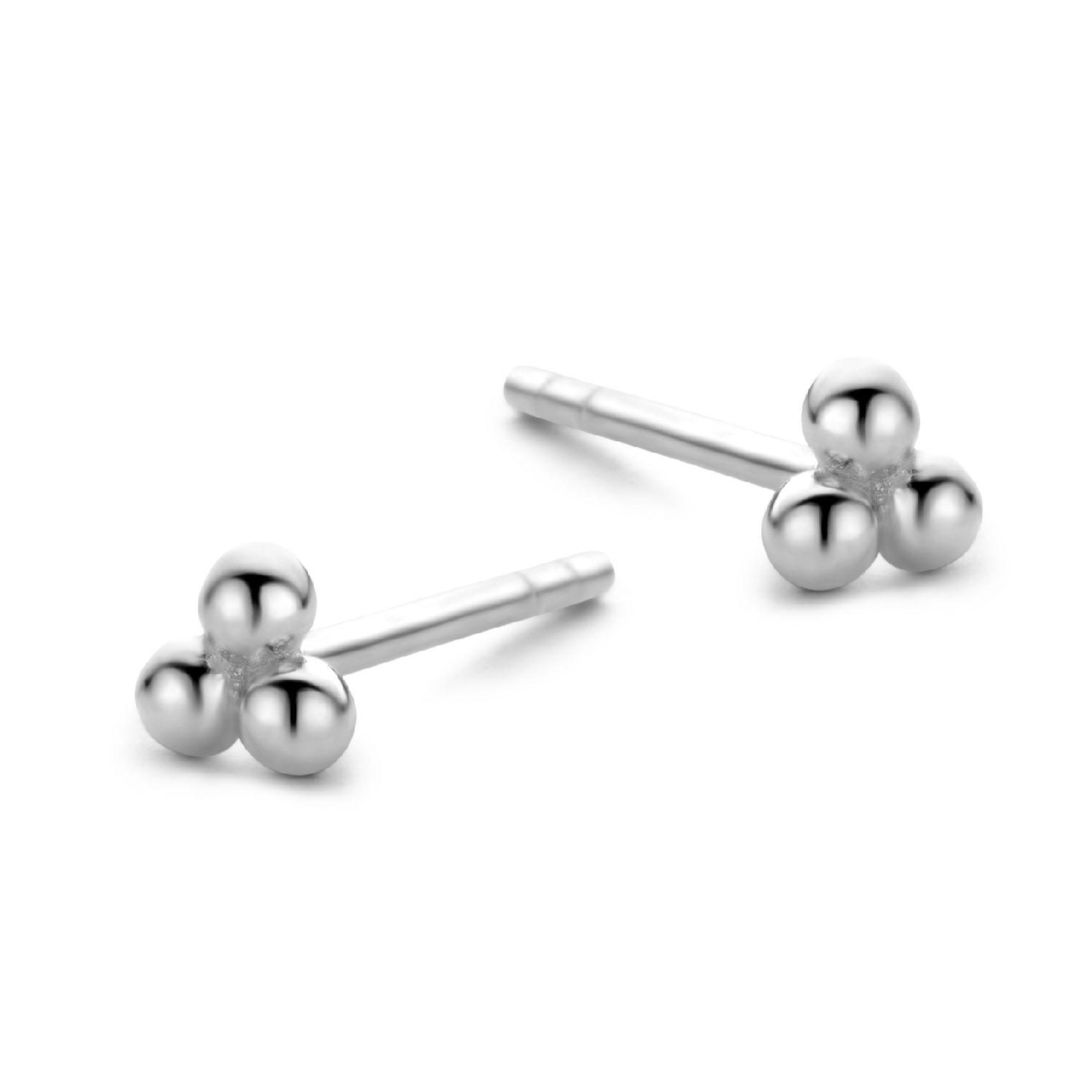 SpiritIcons Shishi Ohrstecker 925 Silber, 3,6mm, Damen, Silberfarben