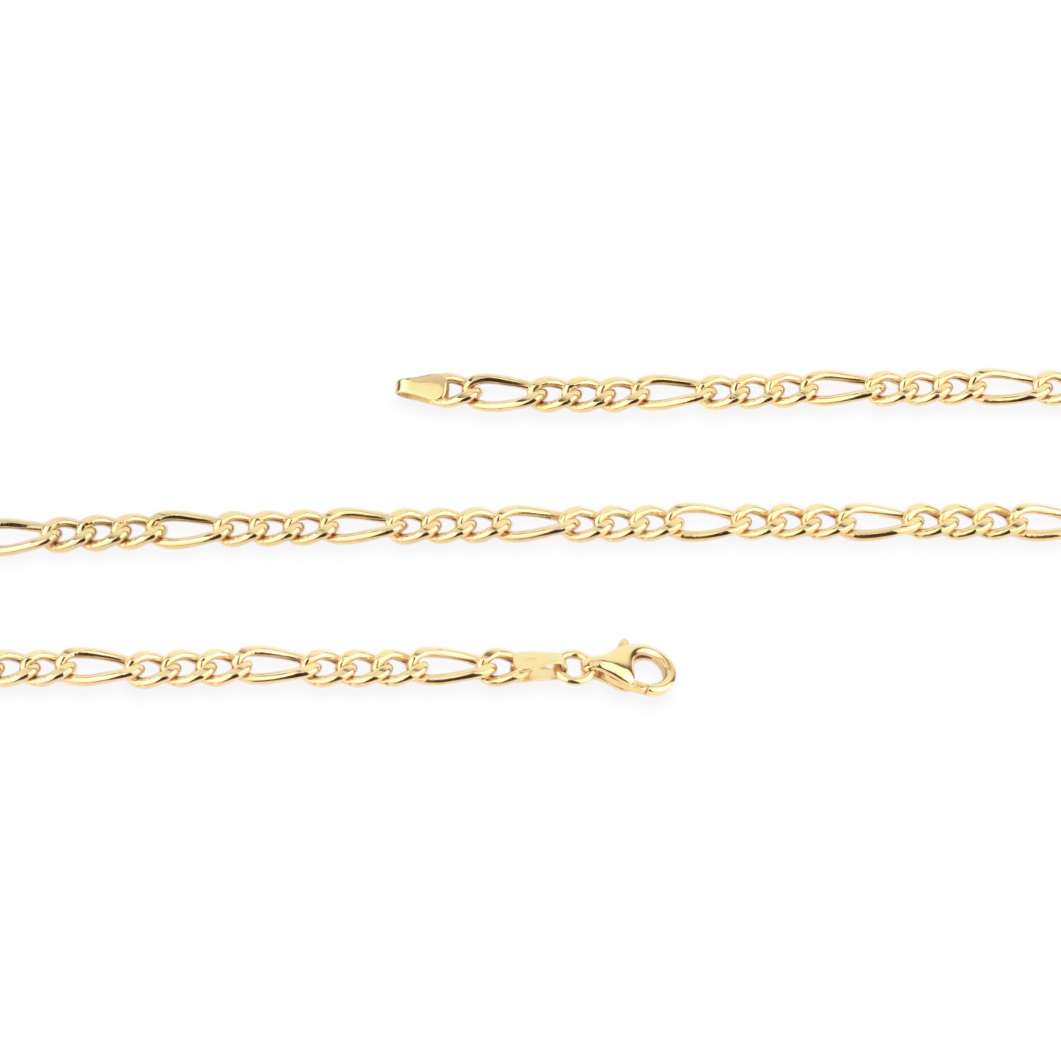 Schmidt Figaro Panzerkette 375 Gold, 4,5mm Breit, 55cm Länge für Damen und Herren