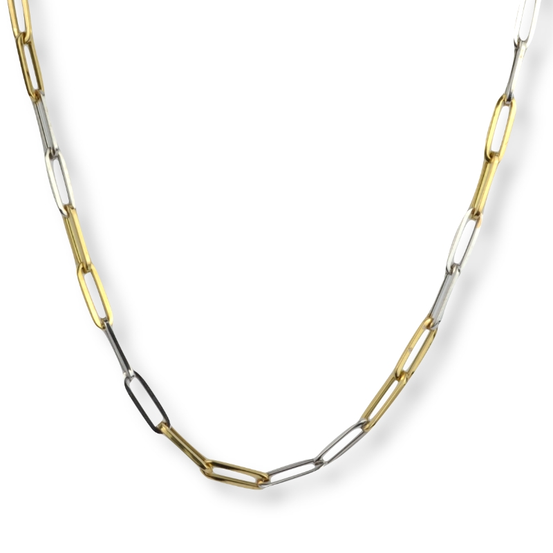 Schmidt Damen Kette 585 Gold, Silber 45cm, Karabinerverschluss, 3,5mm