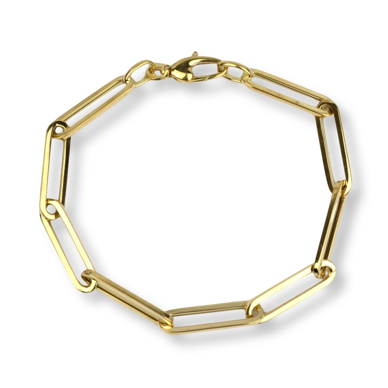 Schmidt Damen Armband 585 Gold, 19 cm, Karabiner Verschluss, 5,8mm, Goldfarben