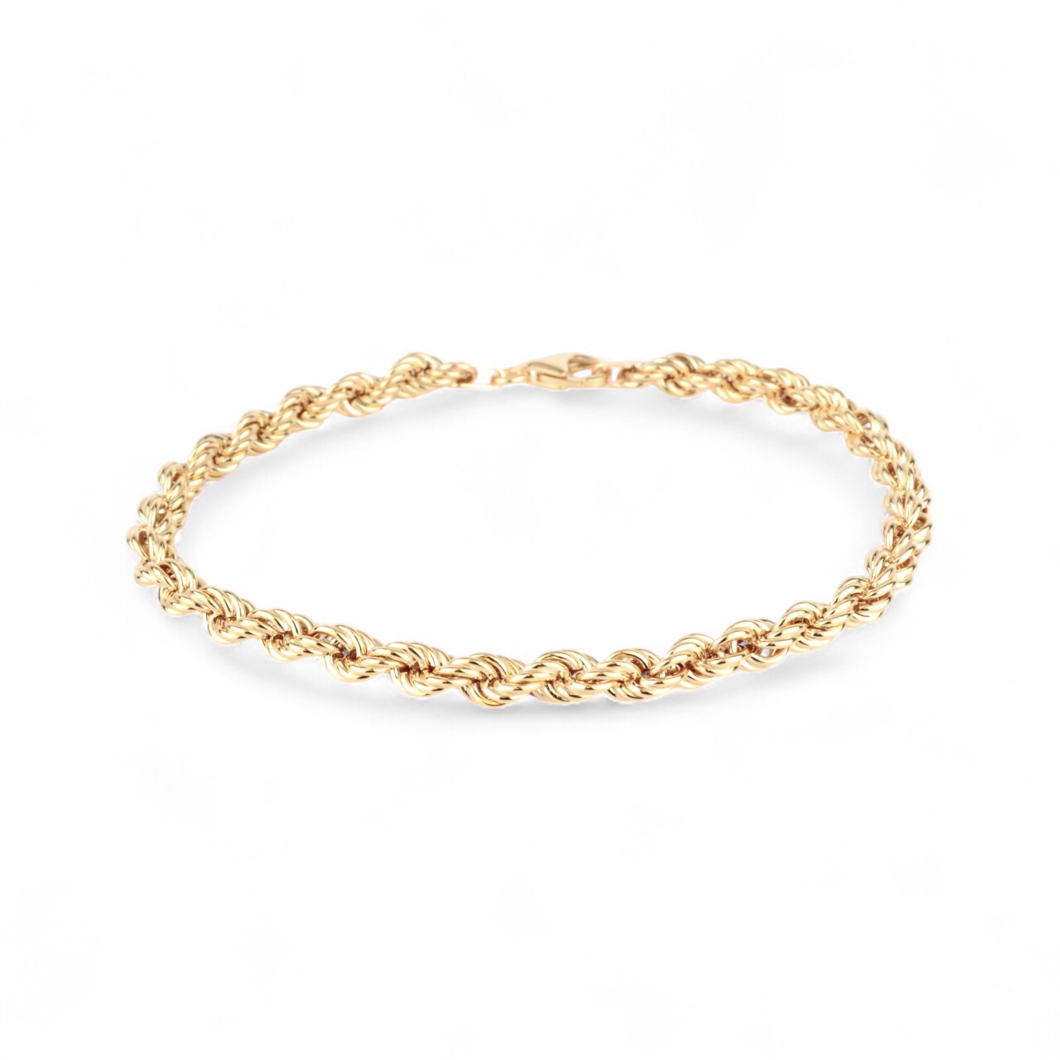 Schmidt Armband in Gold, 375er Legierung, 21cm, 4,7mm, Unisex