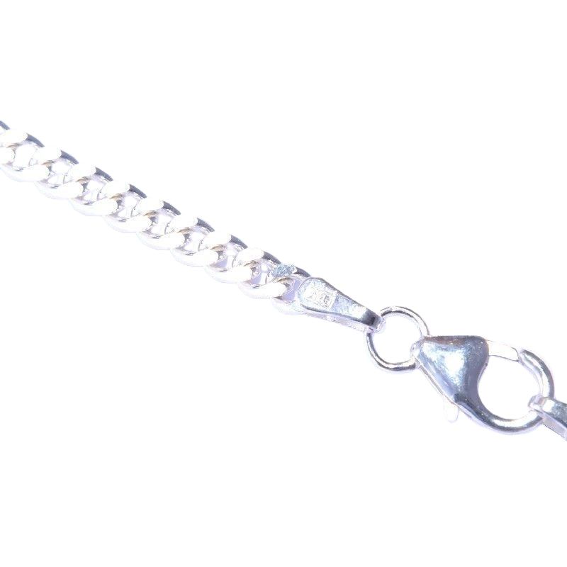 Schmidt Silberkette Panzerkette 925er Silber, 70 cm Kette für Damen