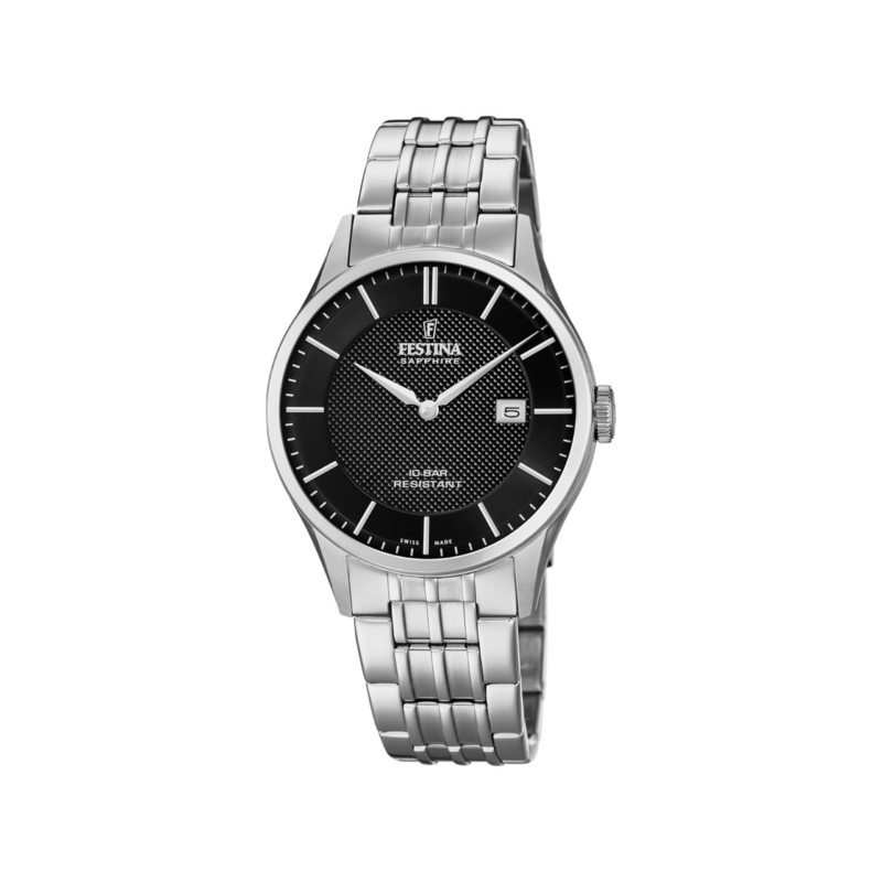 Herrenuhr mit Safirglas