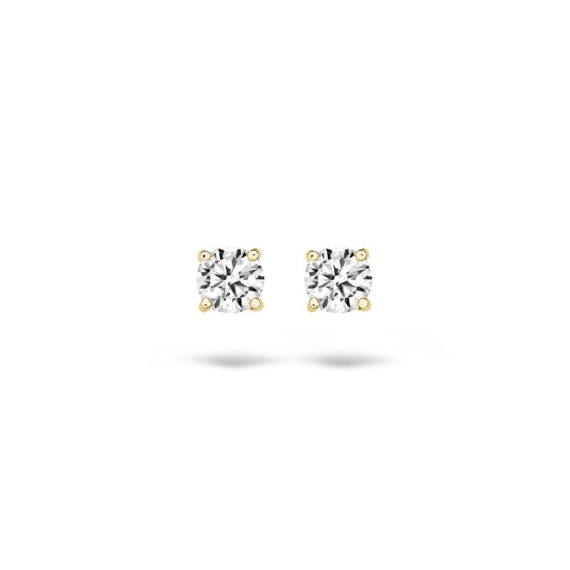 Ohrstecker mit Zirkonia 585er Gold