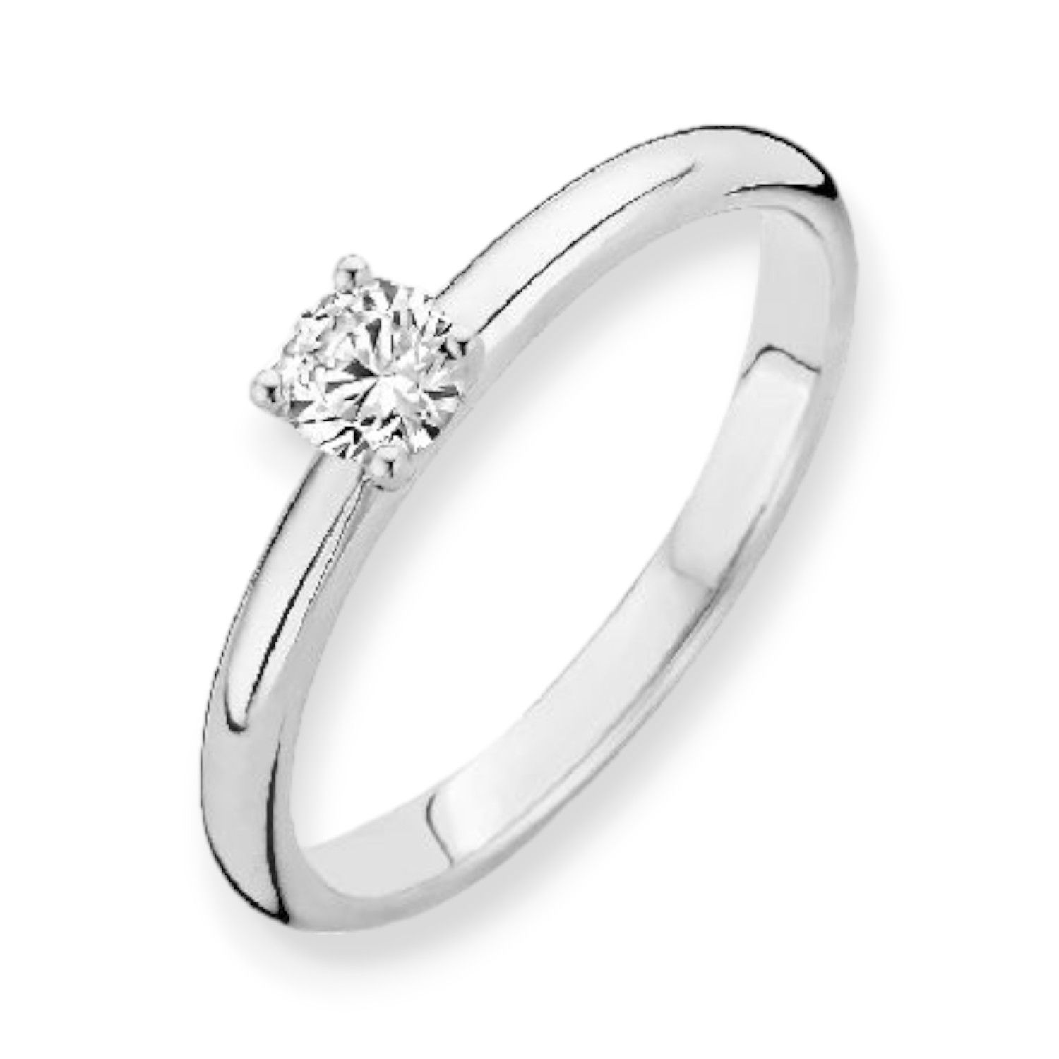 Ring mit Zirkonia 585er Weißgold