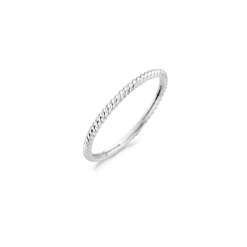 Kordelring 585er Weißgold