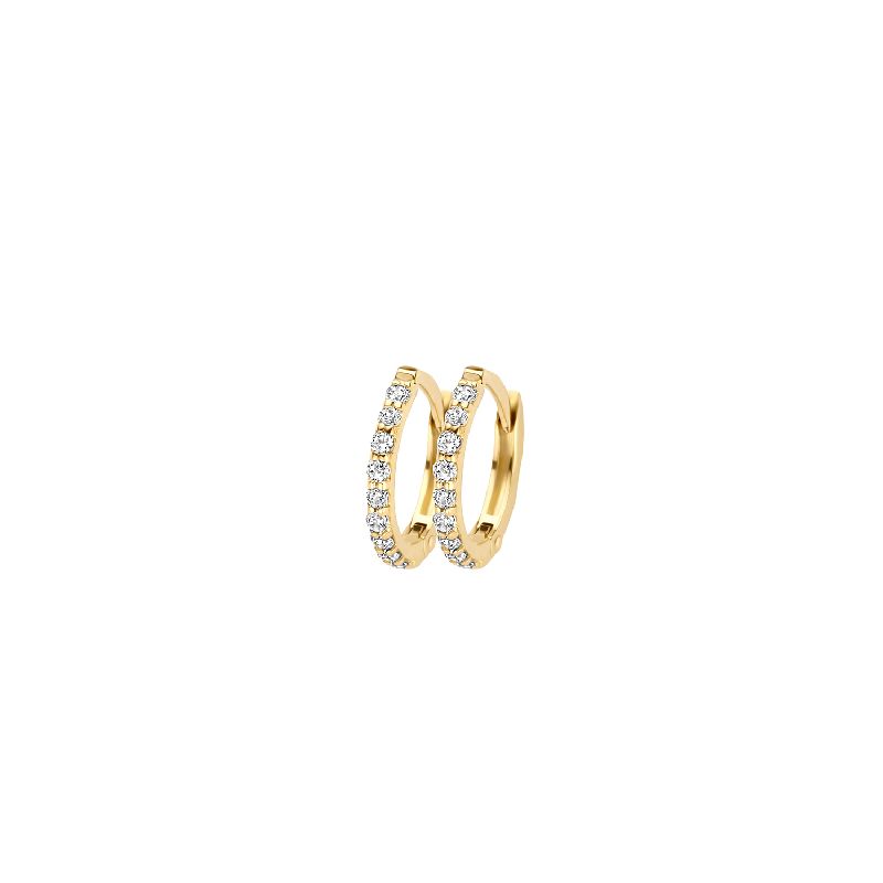 Creolen mit Zirkonia 585er Gold