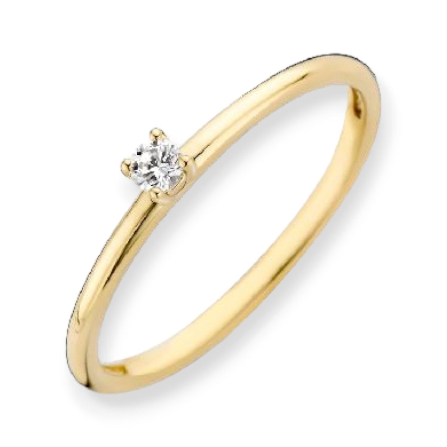 Ring mit Zirkonia 585er Gold